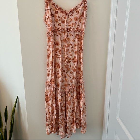Women’s midi summer dress, XS, AUS size 6, flowy summer dress, coral/peach color - Picture 8 of 10